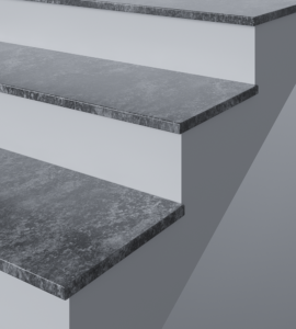 Лестница со ступеньками (14-шт) из искусственного акрилового камня изготовлено в правила камня